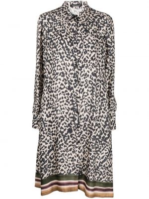 Leopard trykt dress Luisa Cerano