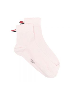 Chaussettes Thom Browne rose