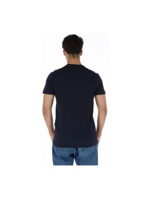 Camisa con estampado manga corta Plein Sport azul
