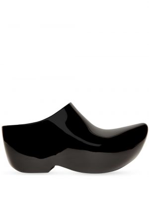 Papuci tip mules cu platformă Balenciaga negru
