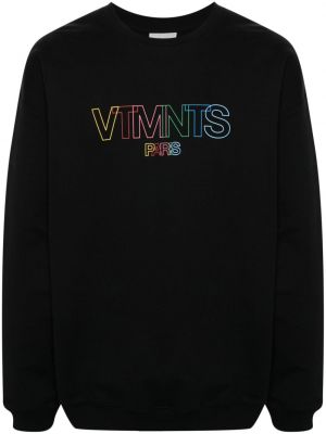 Sweatshirt mit print mit rundem ausschnitt Vtmnts schwarz