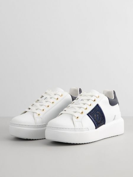 Sneakersy Pollini białe