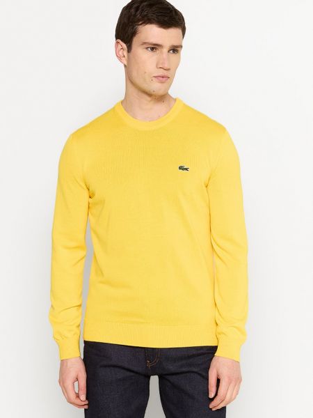 Sweter Lacoste żółty