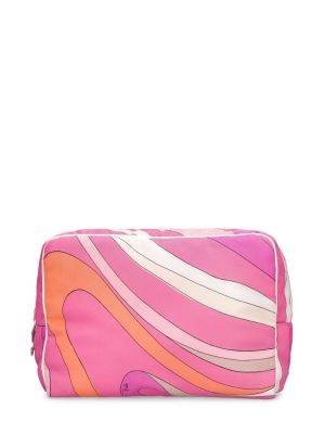 Kozmetična torbica iz najlona Pucci roza