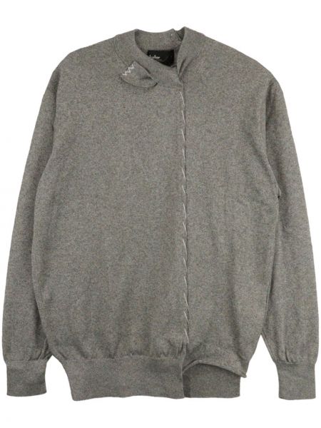 Асиметричен пуловер Kolor сиво
