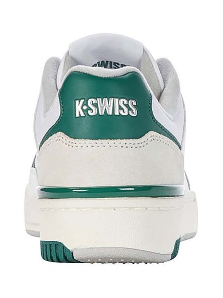 Sneakerși din piele K-swiss alb
