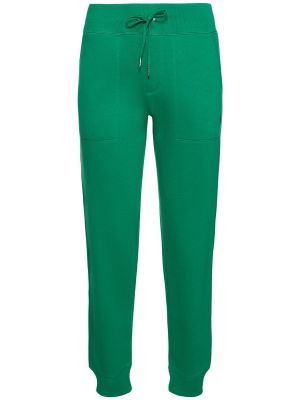 Pantalones de algodón Polo Ralph Lauren verde