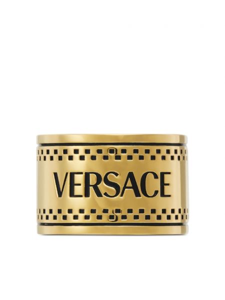 Pierścionek chunky Versace złoty