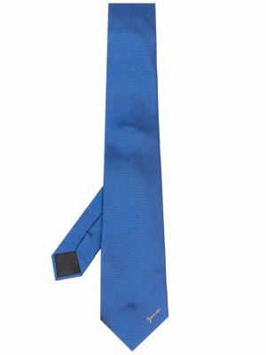 Corbata con bordado Givenchy azul