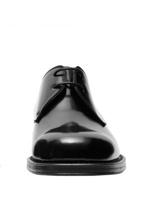 Iš natūralios odos derby batai Burberry juoda