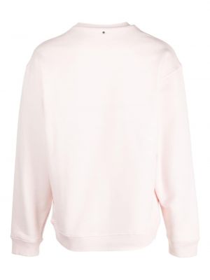 Kokvilnas džemperis ar apdruku Oamc rozā