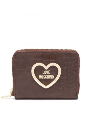 Peňaženka na zips Love Moschino