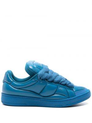 Sneakers di pelle Lanvin blu