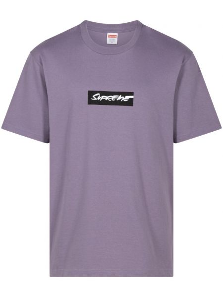 Kokvilnas t-krekls Supreme violets