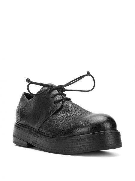 Mežģīņu kurpes ar šņorēm Marsell melns