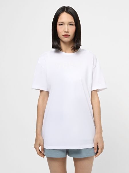 Бавовняна футболка Ea7 біла