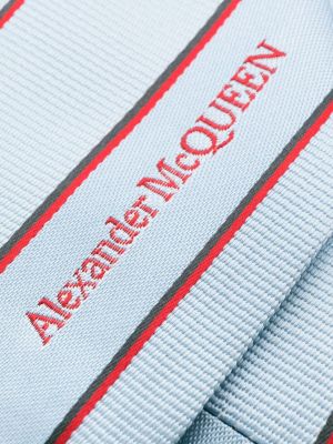 Jedwabny krawat Alexander Mcqueen