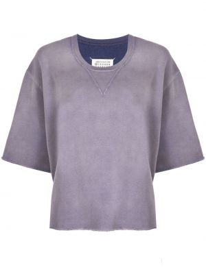 Oversize distressed t-shirt Maison Margiela lila