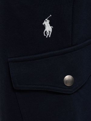 Памучни карго панталони Polo Ralph Lauren черно