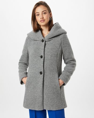 Меланж палто с кехлибар Amber & June сиво