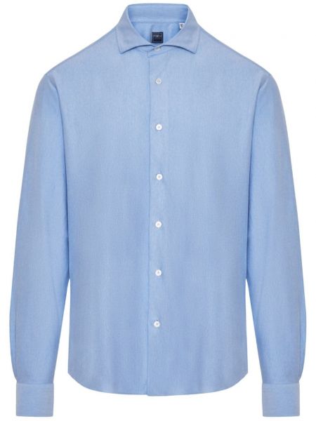 Dlouhá košile Fedeli modrá