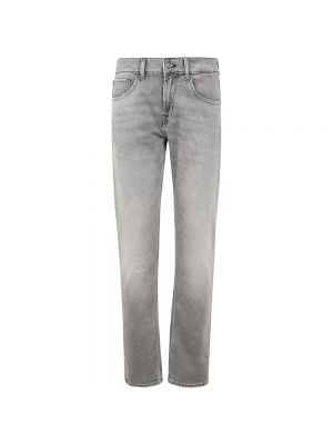 Jeansy skinny 7 For All Mankind szare