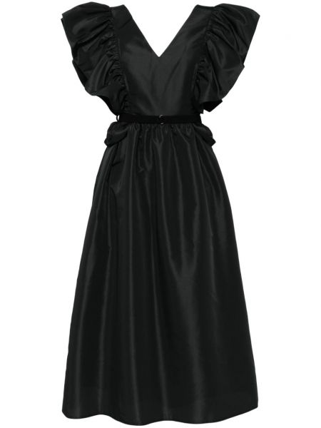 Trapezkleid mit rüschen Saiid Kobeisy schwarz