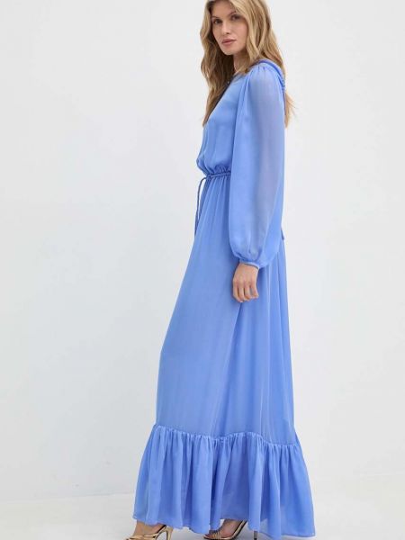 Шелковое длинное платье Luisa Spagnoli