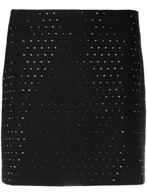 Mini sukně na zip The Andamane černé