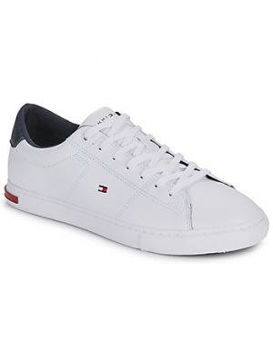 Sneakers di pelle Tommy Hilfiger bianco