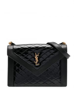 Quiltet taske Saint Laurent sort