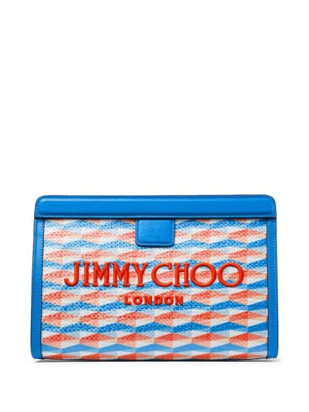 Clutch torbica Jimmy Choo plava