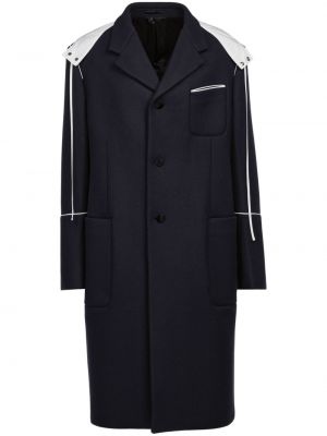 Kapucnis kabát Ferragamo kék