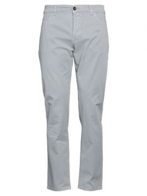 Pantaloni di cotone New England grigio