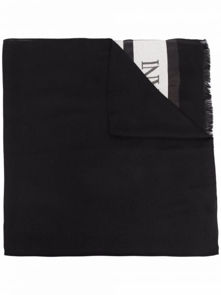 Pañuelo de tejido jacquard Emporio Armani negro