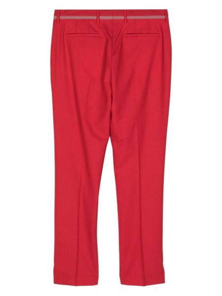 Pantalon en laine Paul Smith rouge