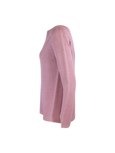 Jersey de lino de tela jersey Max Mara Studio rosa