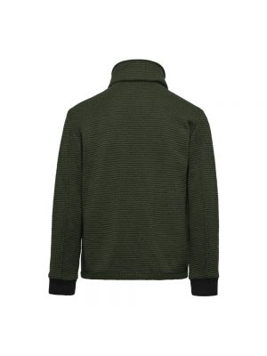 Abrigo corto con botones de lana Bomboogie verde