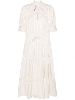 Μίντι φόρεμα Polo Ralph Lauren λευκό