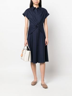 Kleid aus baumwoll Lauren Ralph Lauren blau