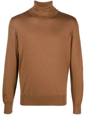 Пуловер Zegna кафяво