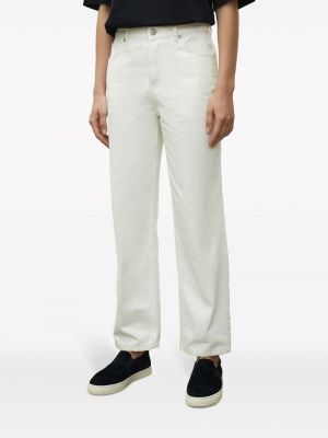 Bavlněné straight fit džíny 12 Storeez bílé