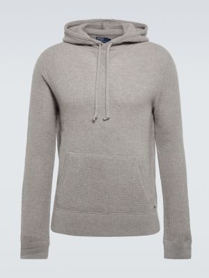 Kašmyro džemperis su gobtuvu Polo Ralph Lauren pilka