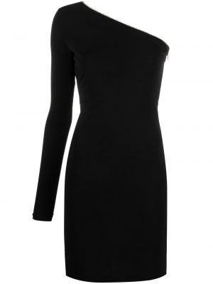 Коктейлна рокля Just Cavalli черно