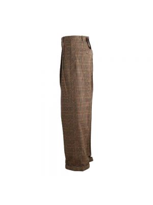 Pantalones de lana Ralph Lauren Pre-owned marrón