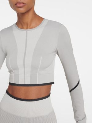 Crop top Adidas By Stella Mccartney sivá