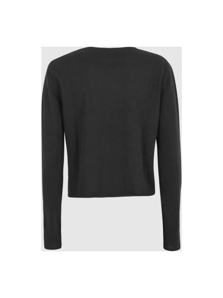 Jersey de cachemir de tela jersey con estampado de cachemira Lisa Yang negro