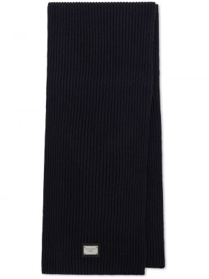Pletený šál Dolce & Gabbana čierna