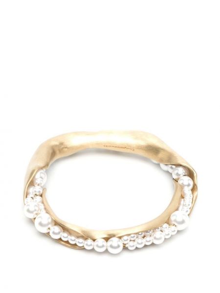 Prsten s perlami Completedworks zlatý