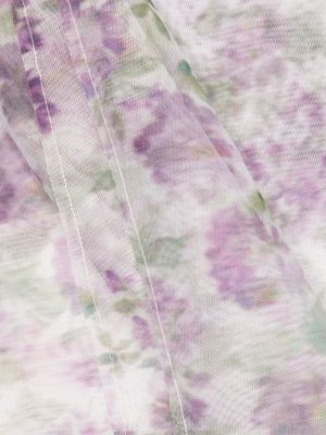 Tilla šalle ar ziediem ar apdruku Philosophy Di Lorenzo Serafini violets
